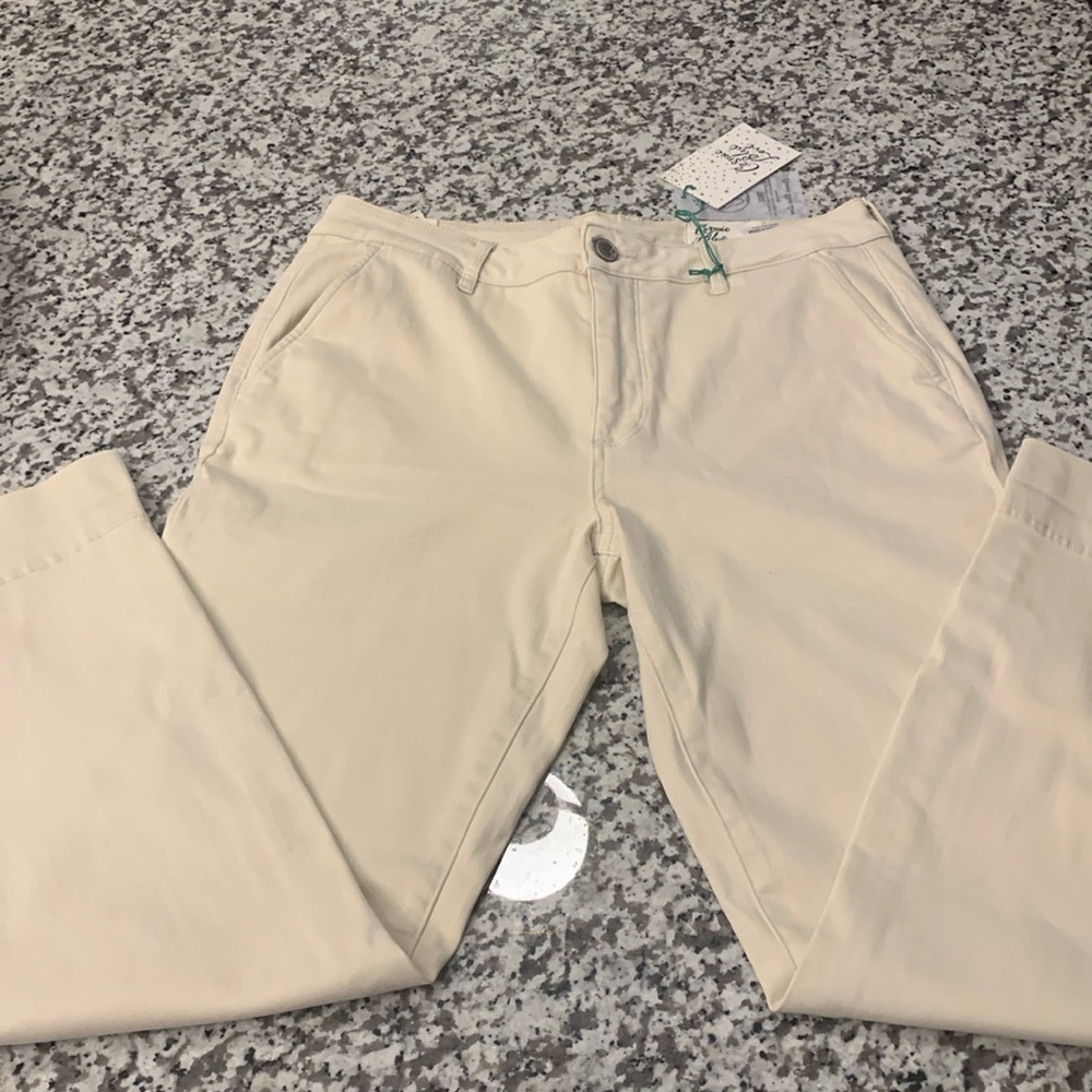 Cosmic Blue Live Cream Work Pants